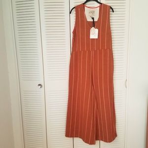 LIKE NEW: Ace & Jig Alley Romper in Cognac, M
